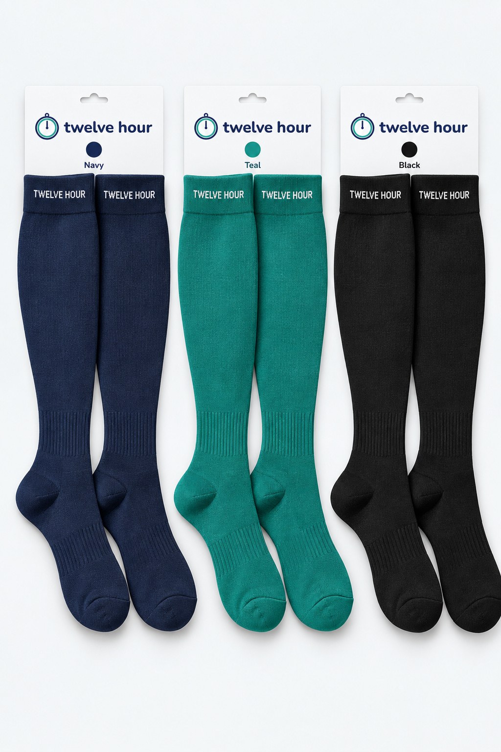 Twelve Hour compression socks: 3 pairs 2